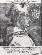 Albrecht Durer Cardinal Albrecht of Bran-Denburg in portrait oil
